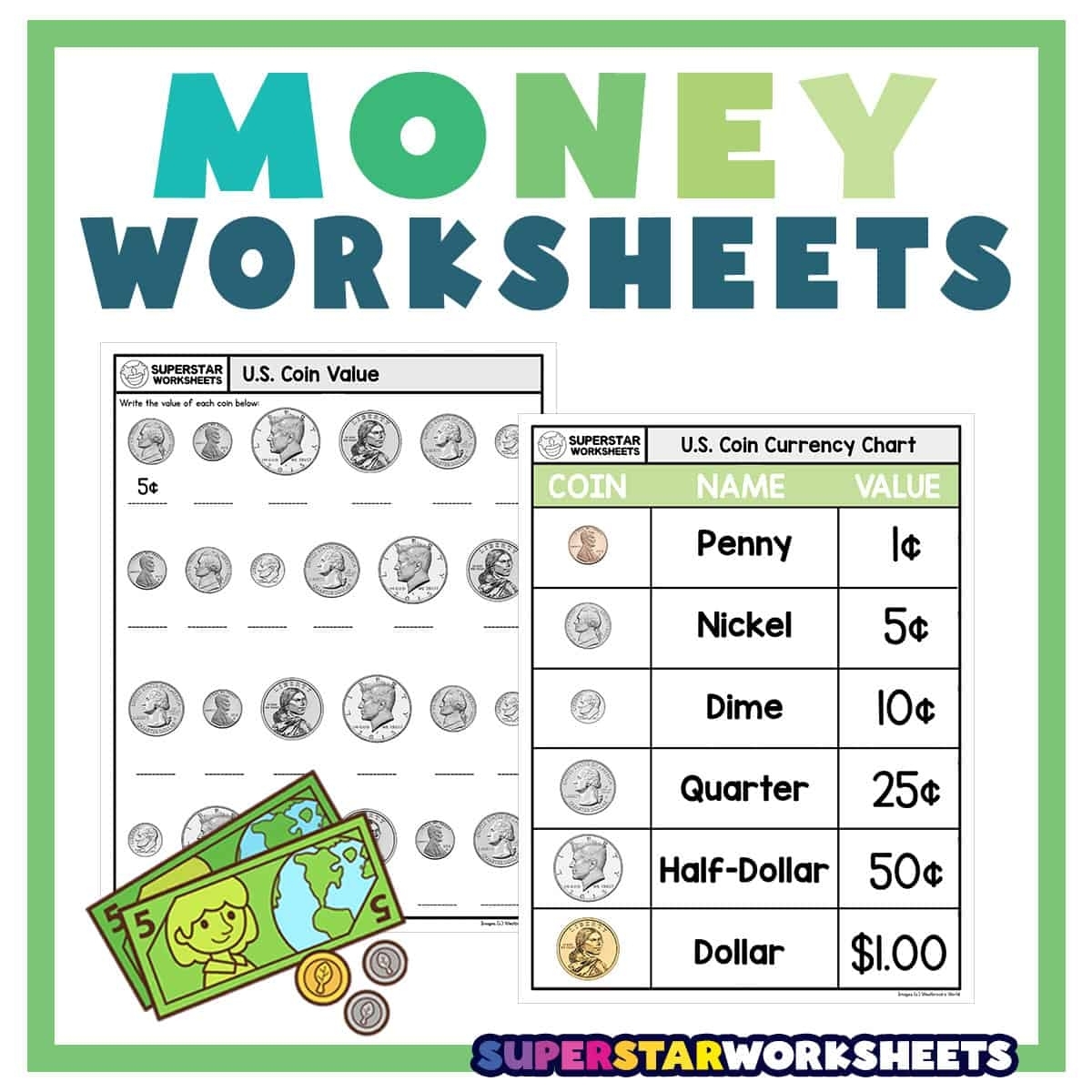 Counting Money Kindergarten Worksheets Kindergarten Worksheets