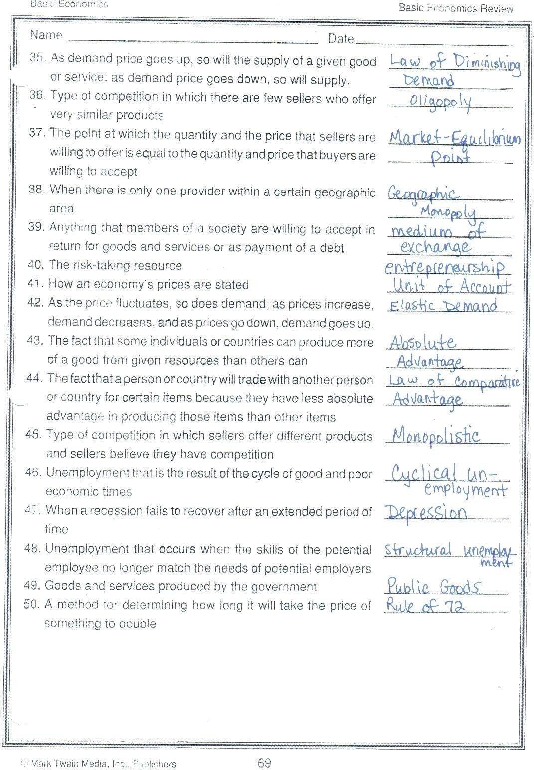 mark twain media inc. publishers worksheets answers