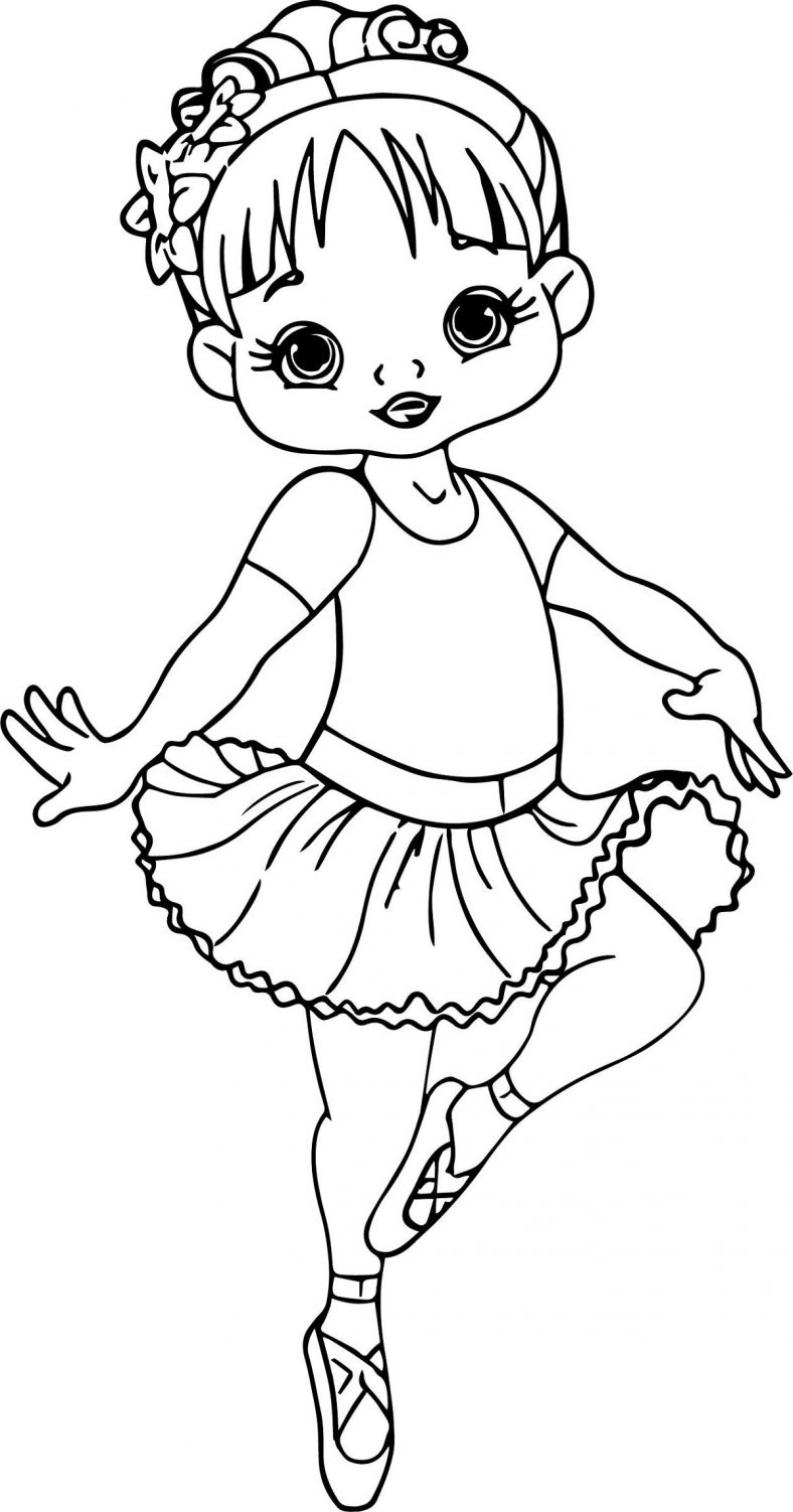 free printable ballerina coloring pages