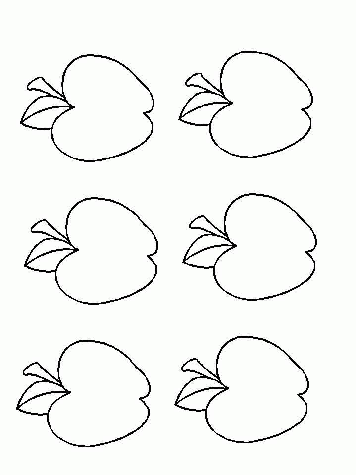 10 Apples Coloring Page Coloring Pages