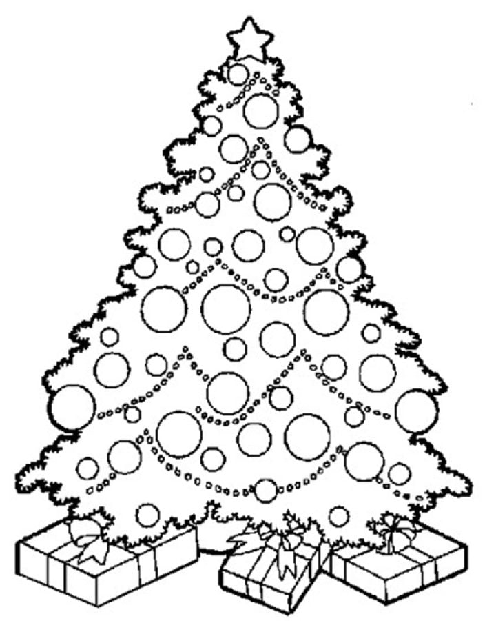 10 Beautiful Christmas Trees To Color Printable Bratz Coloring