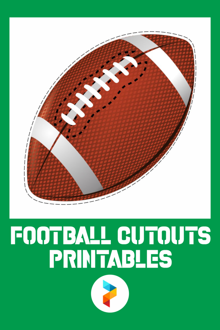 10 Best Football Cutouts Printables Printablee Fillable Form 2023