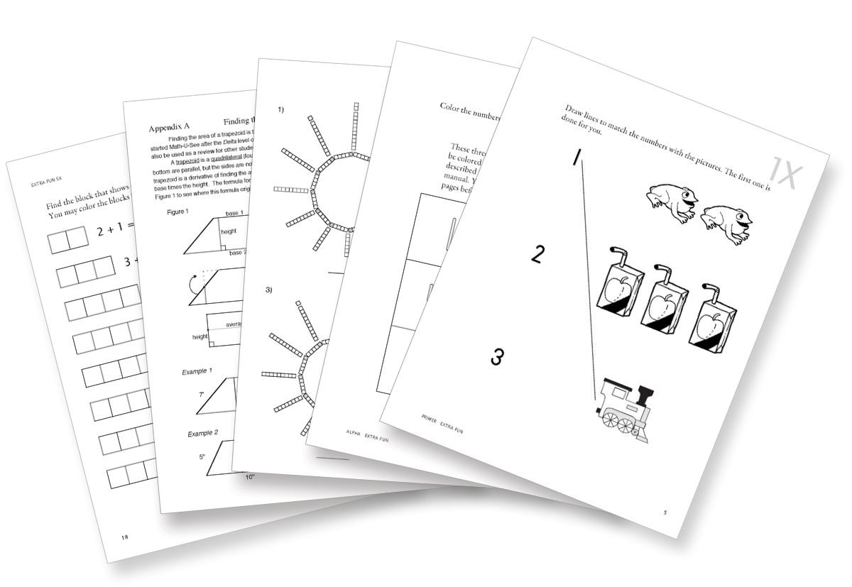 10 Math U See Worksheets