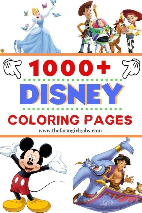 1000 Free Disney Coloring Pages
