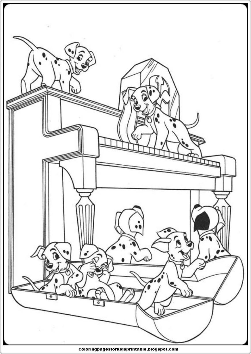 101 dalmatians card printable