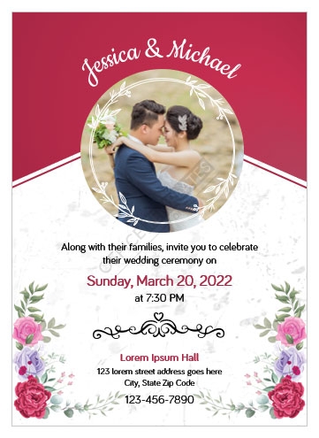 11 Free Wedding Invitation Templates For MS Word