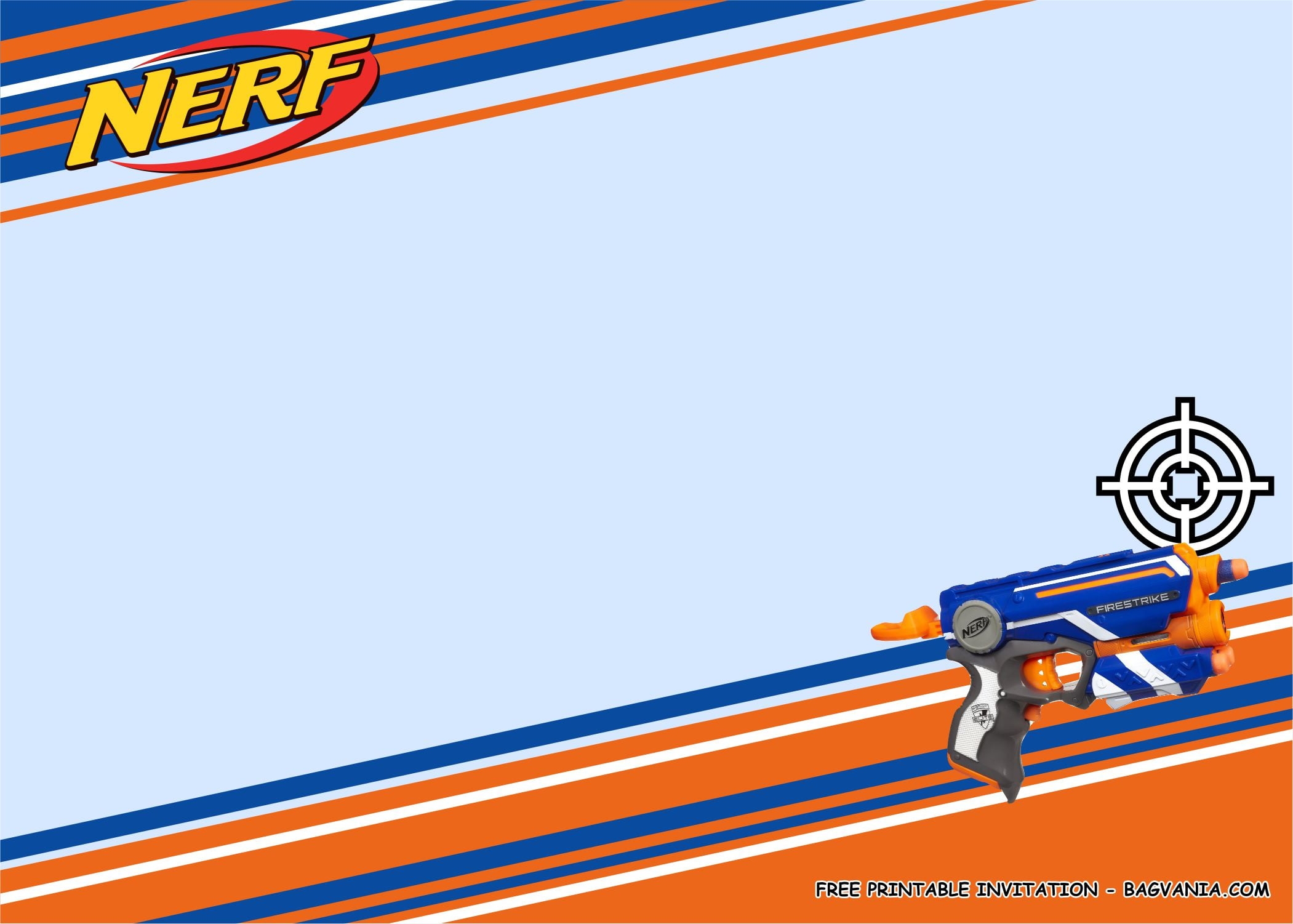 11 Nerf Gun Party Invitations Images US Invitation Template