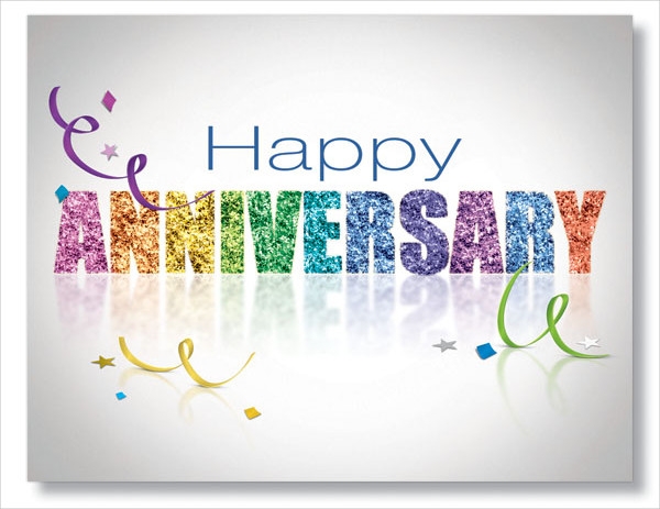 11 Work Anniversary Cards AI PSD Google Docs Apple Pages
