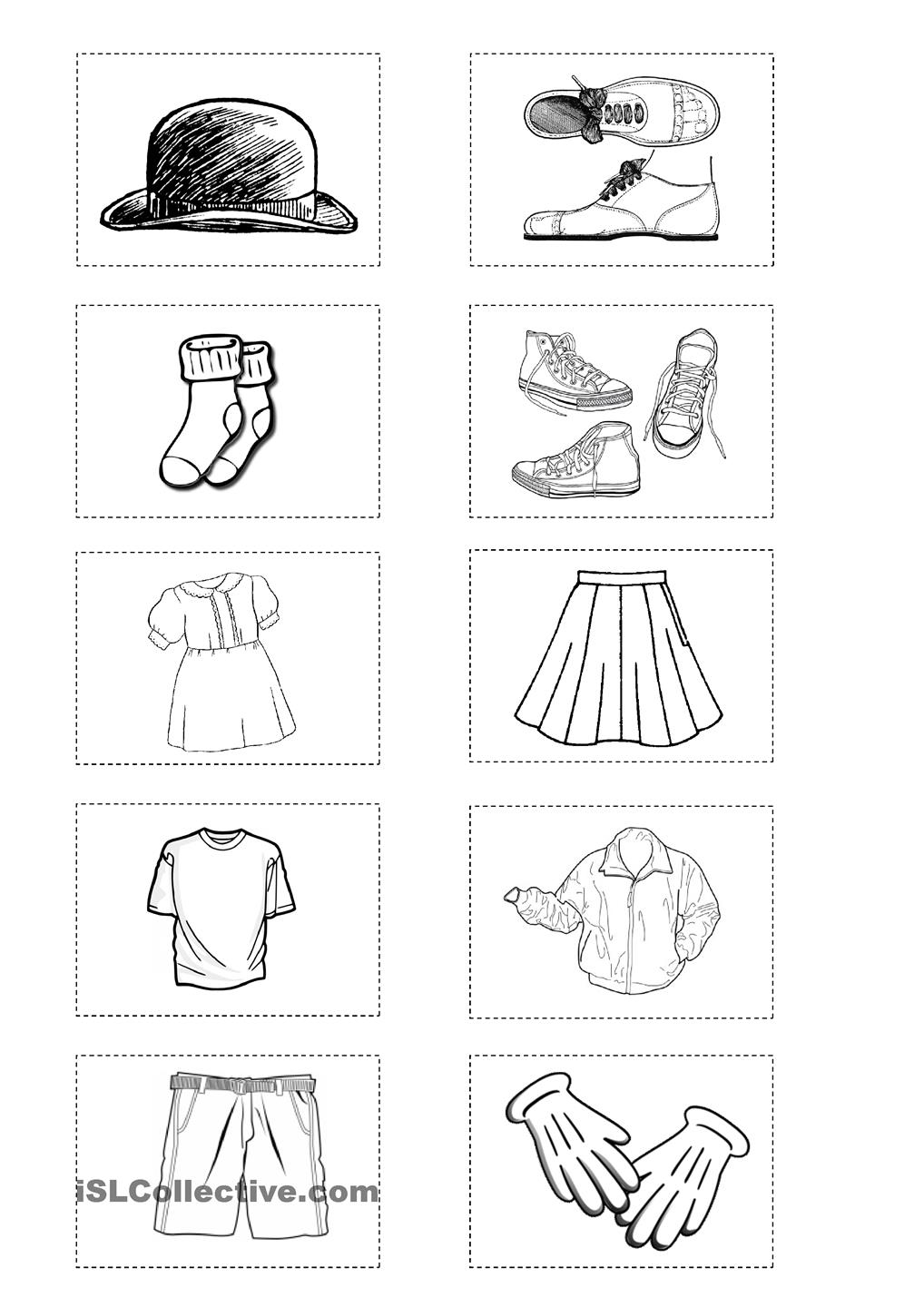 12 Clothes ESL Weather Worksheet Free PDF At Worksheeto
