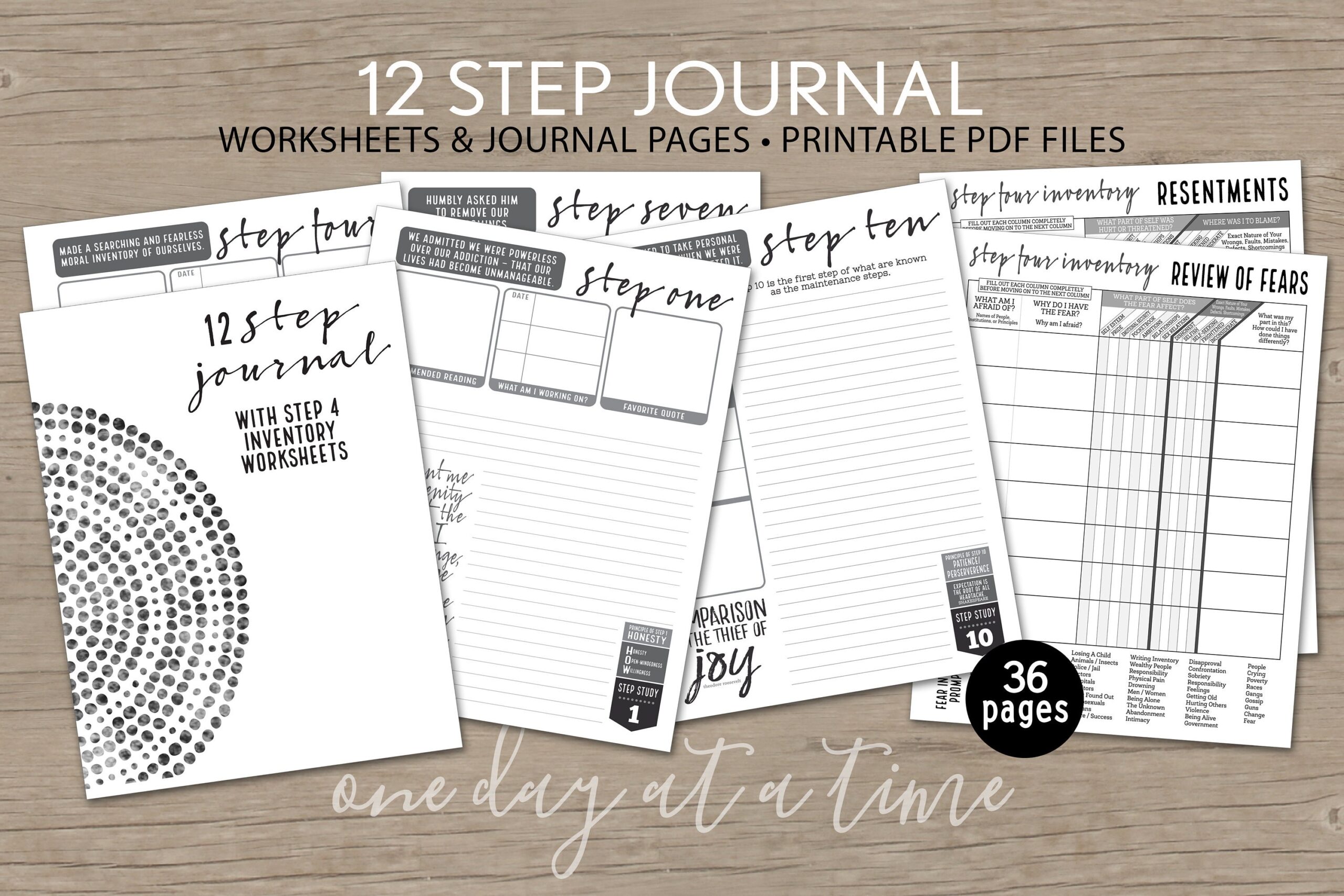 12 Step Worksheets Worksheets Library