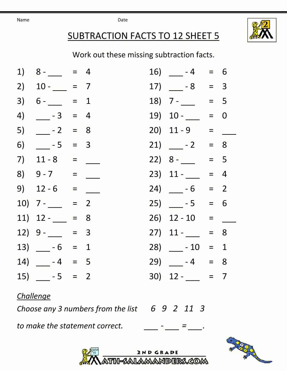 12th Grade Math Worksheets Free Printable