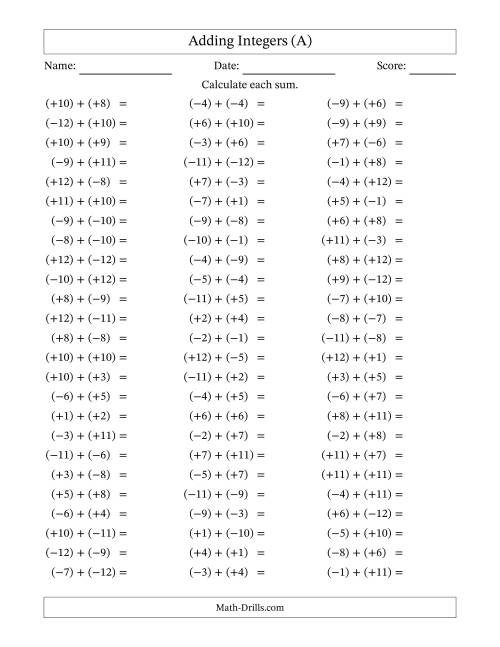 12th Grade Math Worksheets Practice Problems And Solutions