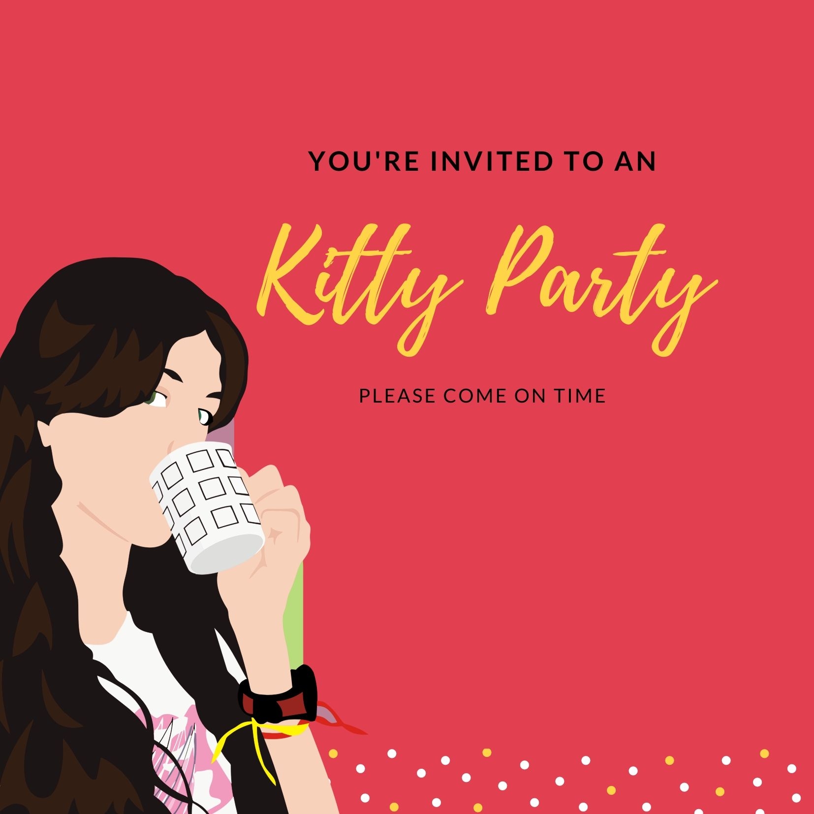 kitty party invitation templates