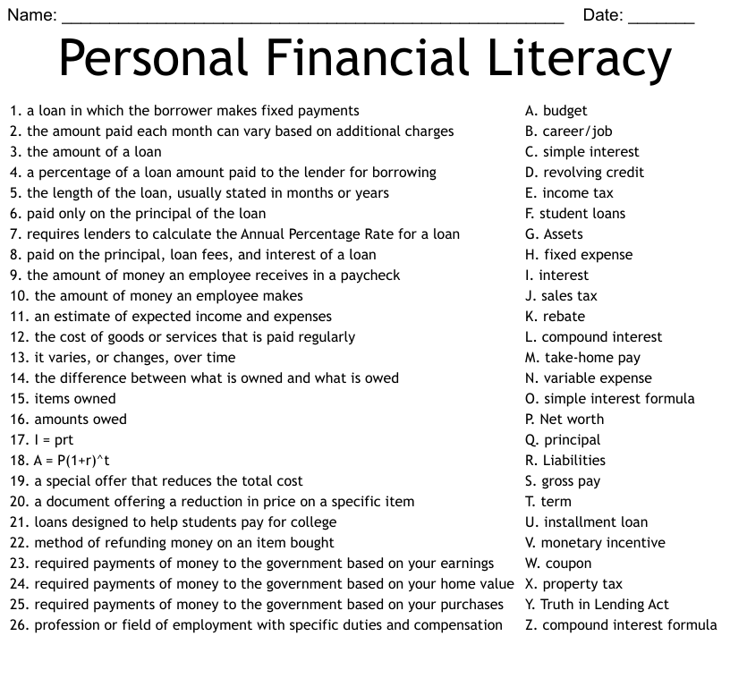 14 Finance English ESL Worksheets Pdf Doc Worksheets Library