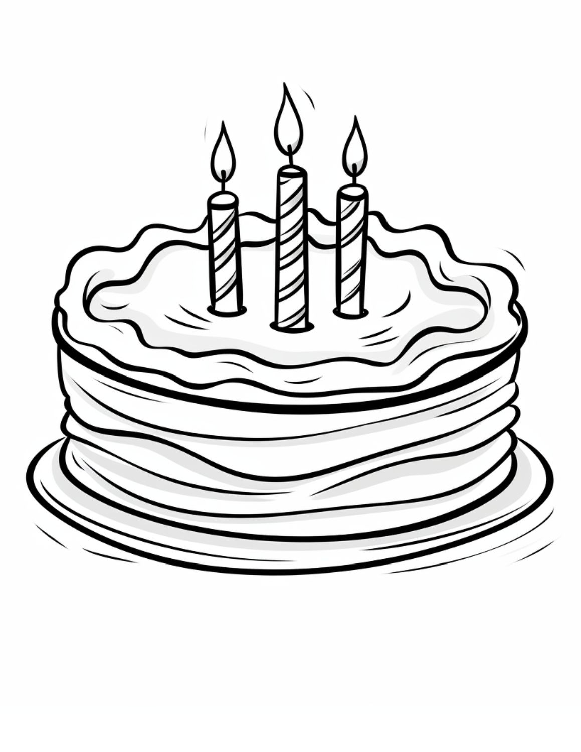 14 Free Printable Cake Coloring Pages For Kids And Adults Skip To My Lou
