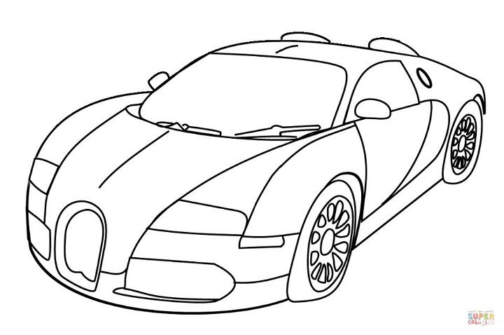 Sports Car Coloring Pages