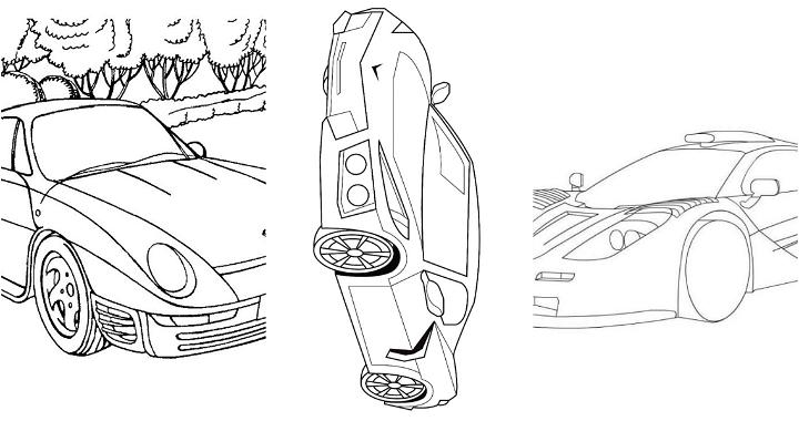 15 Free Sports Car Coloring Pages For Kids And Adults