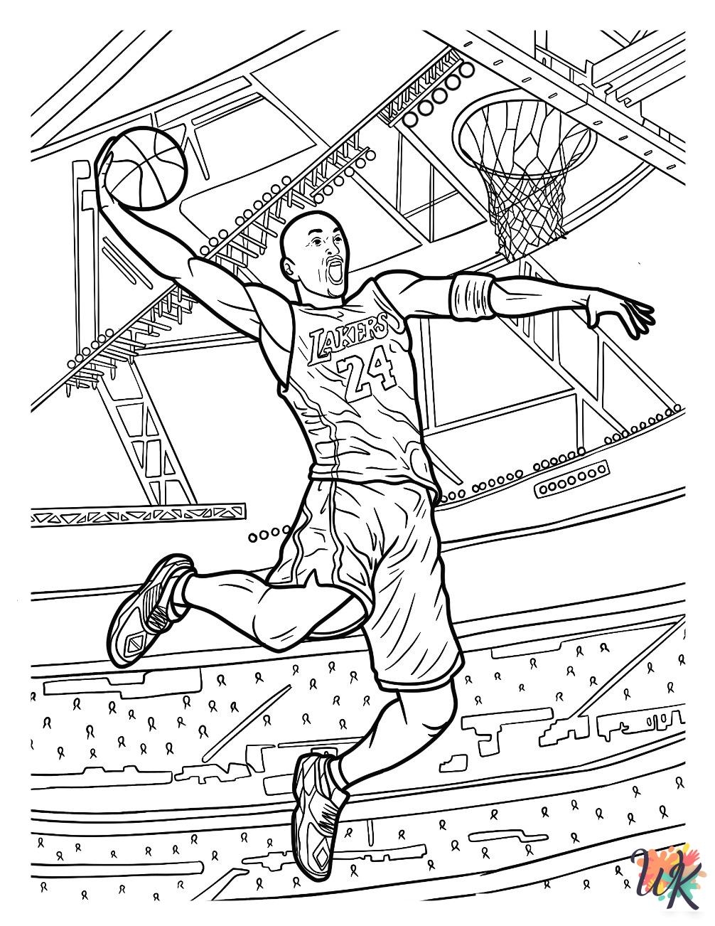 Coloring Pages Of Kobe Bryant