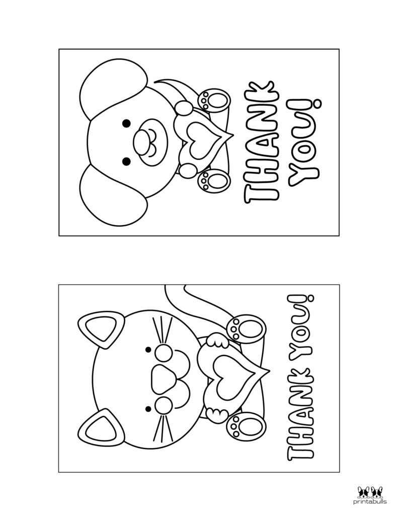 150 Printable Thank You Cards Free Artofit