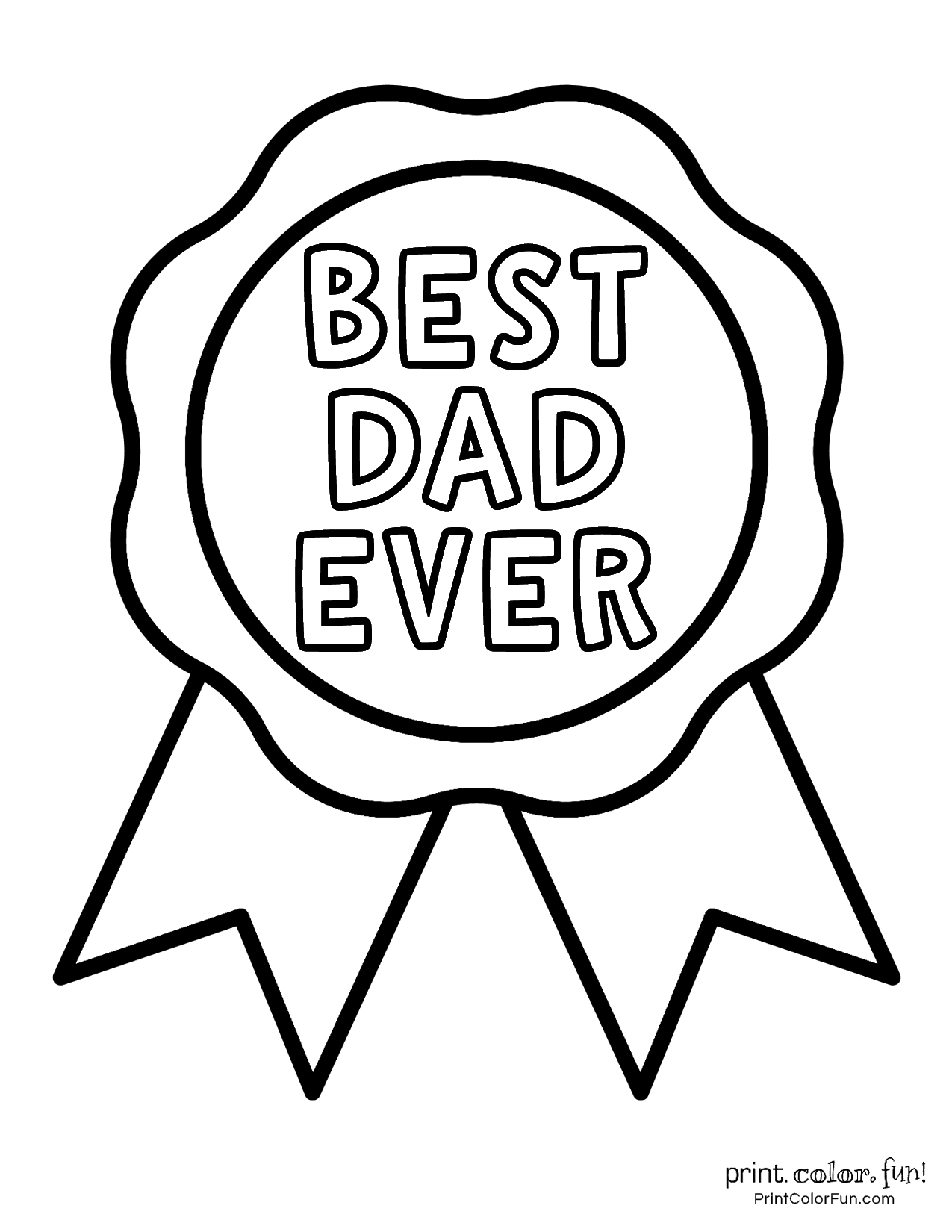 free father's day coloring pages
