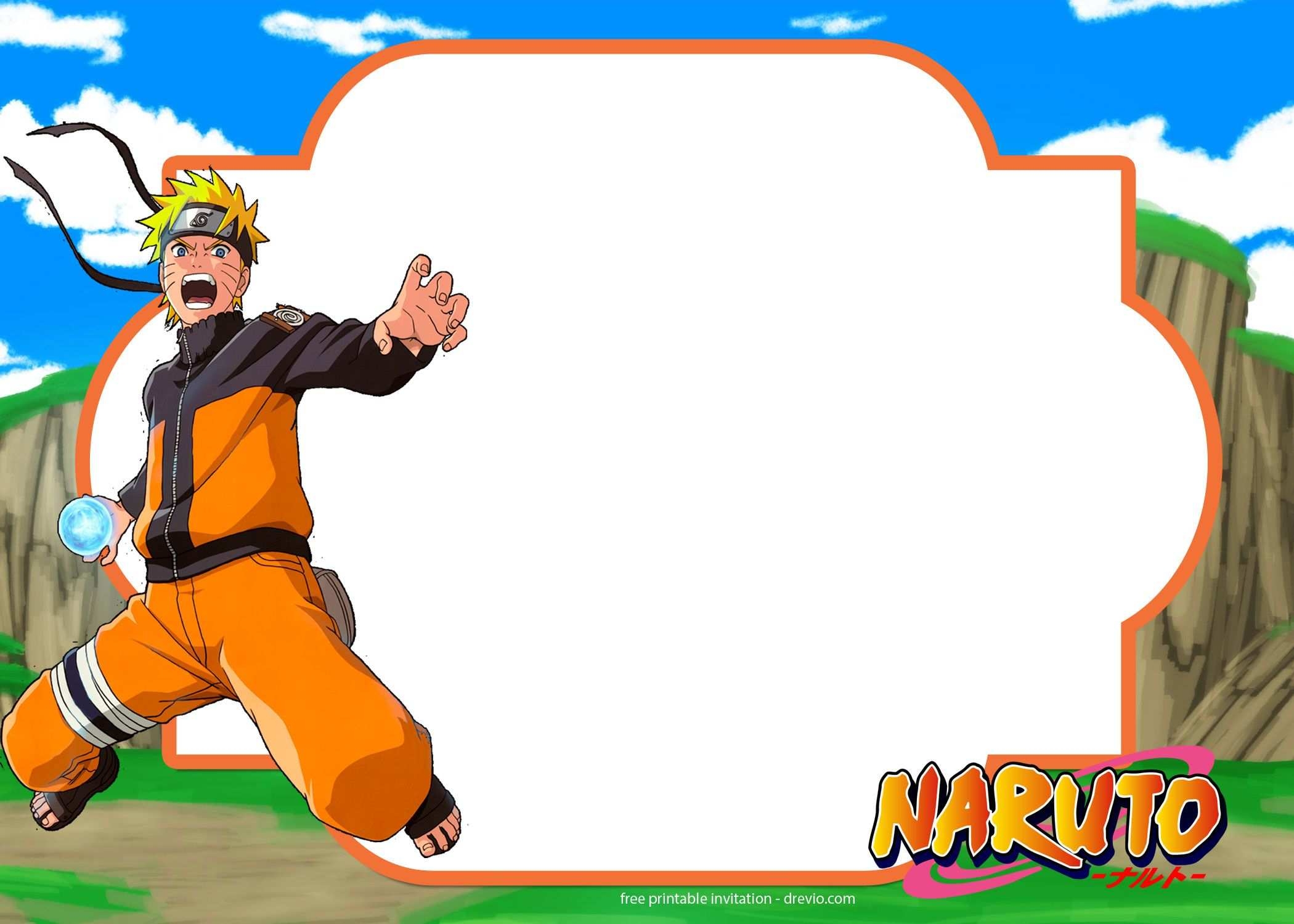 17 How To Create Naruto Birthday Invitation Template Photo By Naruto 