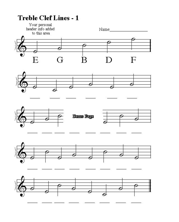 17 Learning Music Notes Worksheets Worksheeto