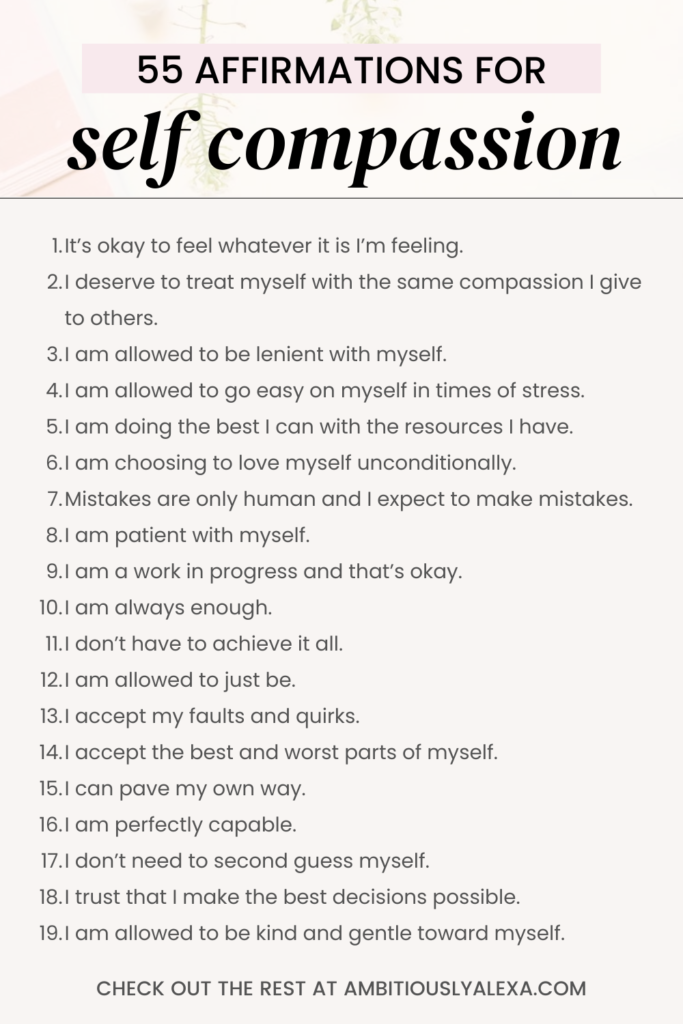 self compassion worksheet pdf