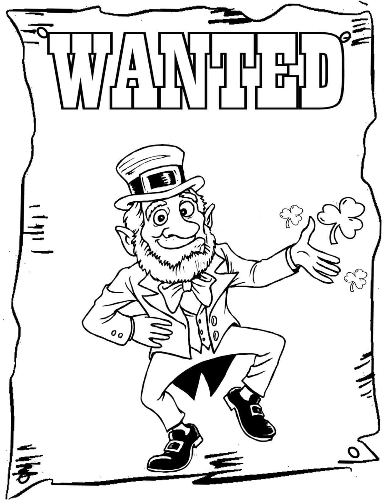 free st. patrick's day coloring pages