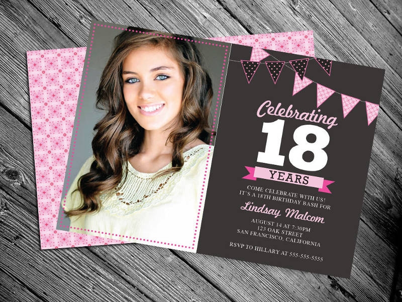 19 18th Birthday Invitation Examples To Download