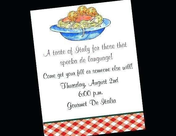 19 Blank Italian Themed Party Invitation Template PSD File For Italian 
