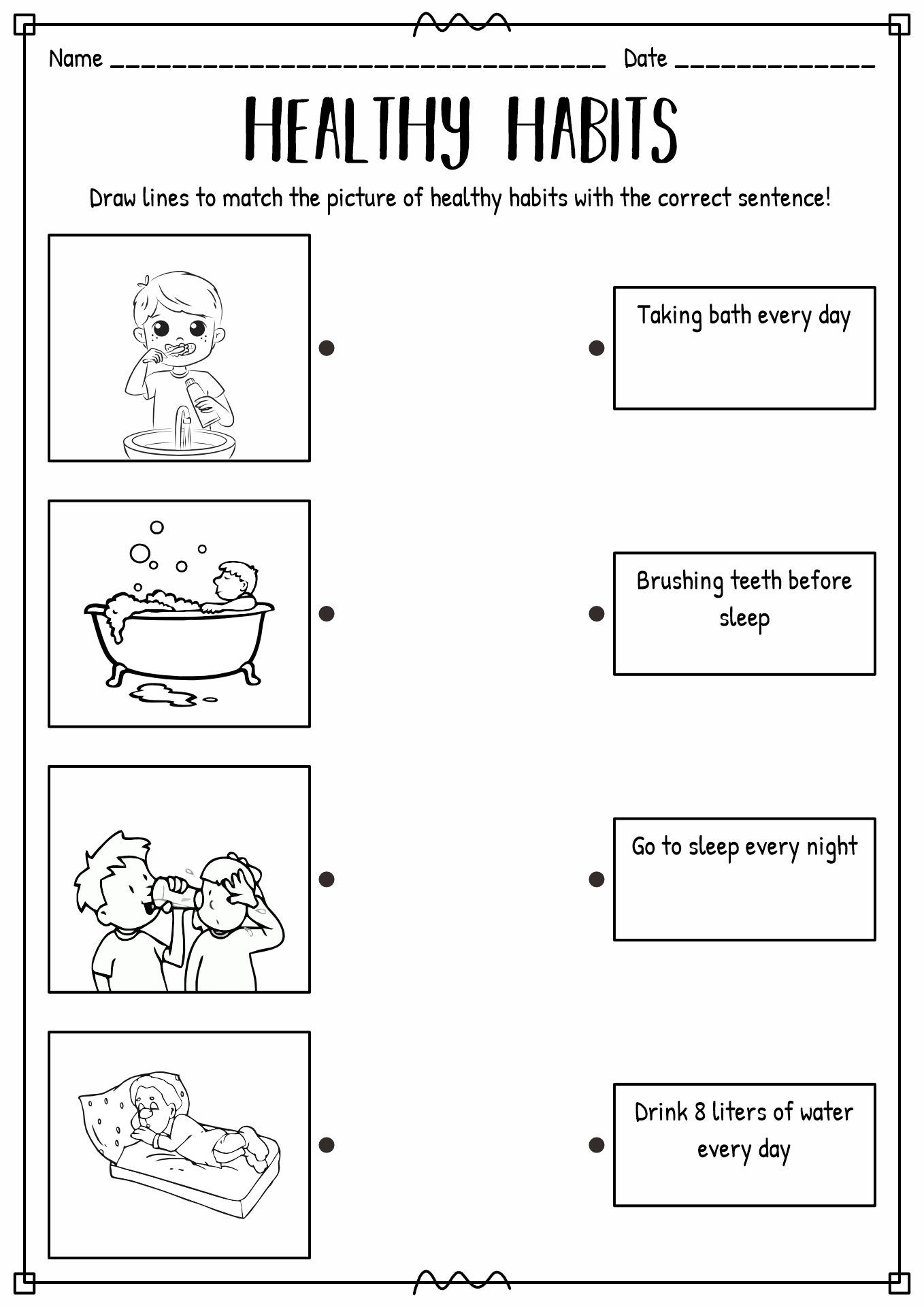 printable art activity for grade 1