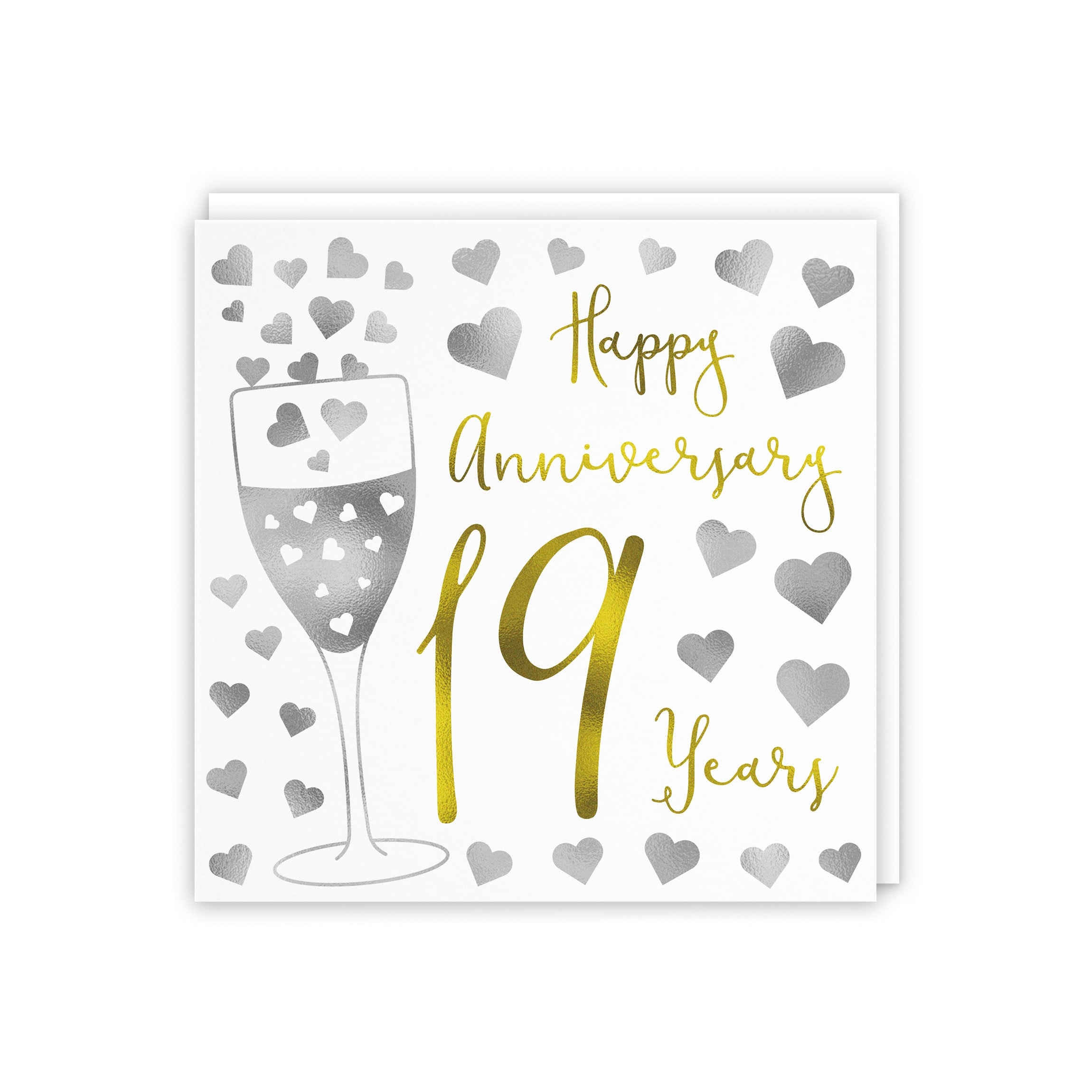 19th Wedding Anniversary Card 39 happy Anniversary 39 Etsy UK