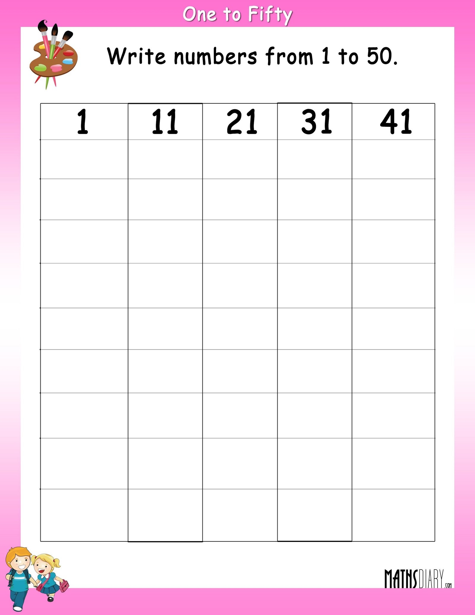 1st Grade Printable Math Counting Worksheets 1st Grade Math Facts And 