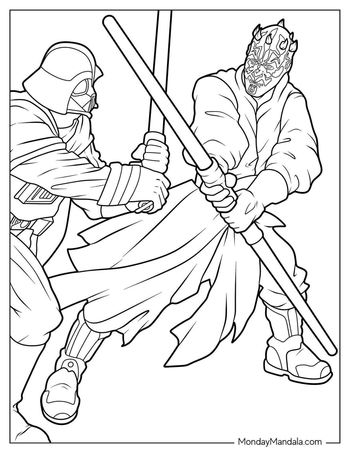 Coloring Pages Darth Vader