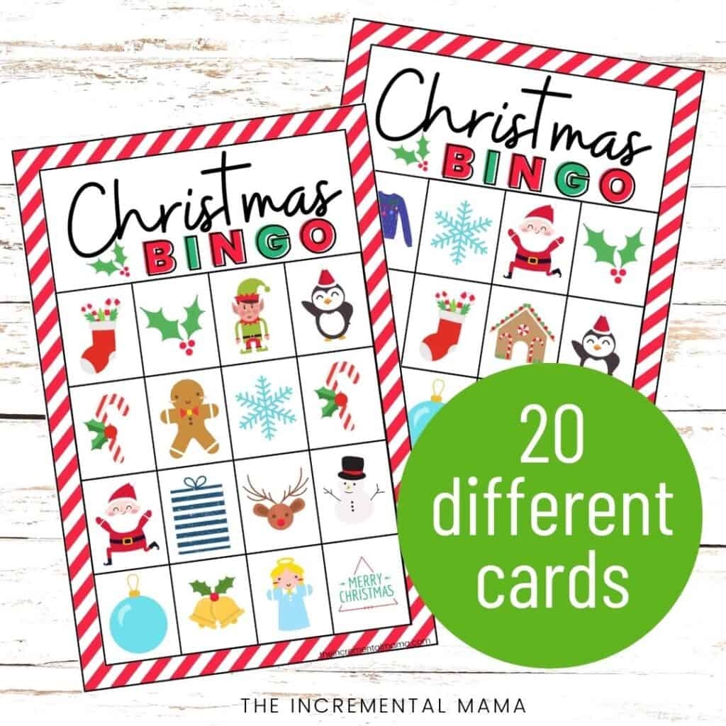 50 free printable christmas bingo cards