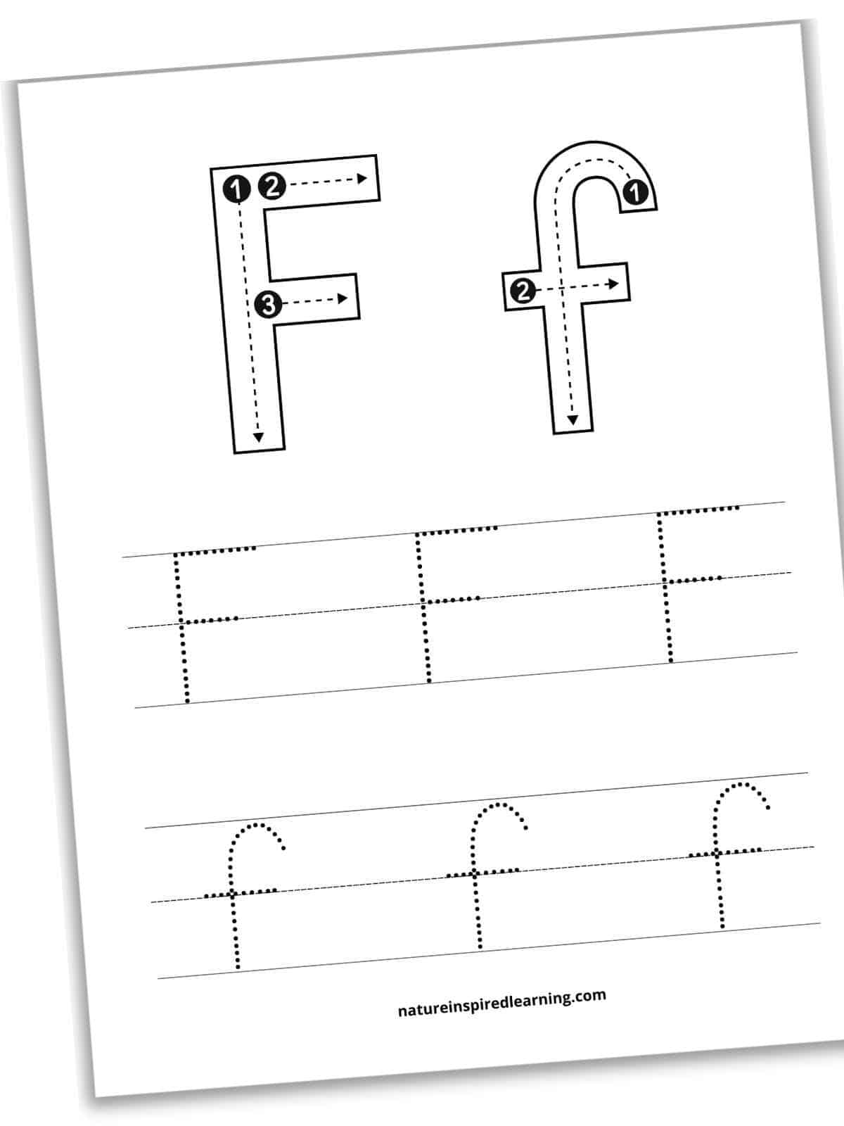 20 Letter F Traceable Worksheets CharlieAylin