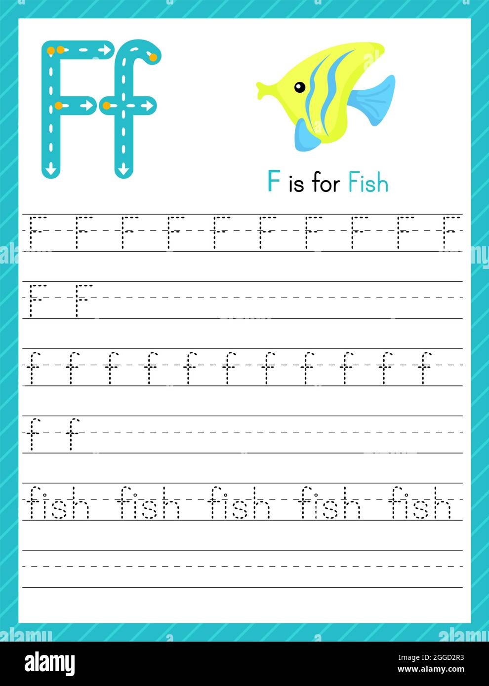 20 Letter F Traceable Worksheets CharlieAylin