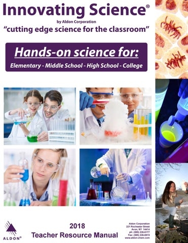 2018 Innovating Science Catalog By Aldon Corporation Issuu