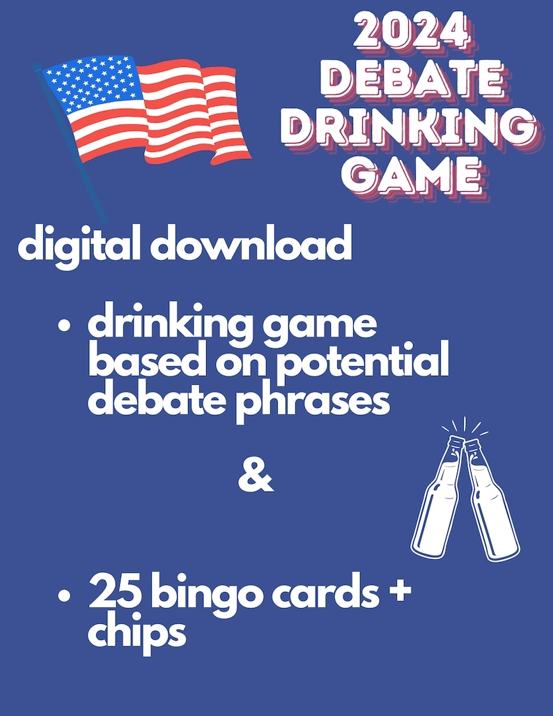 2020 debate bingo card printable