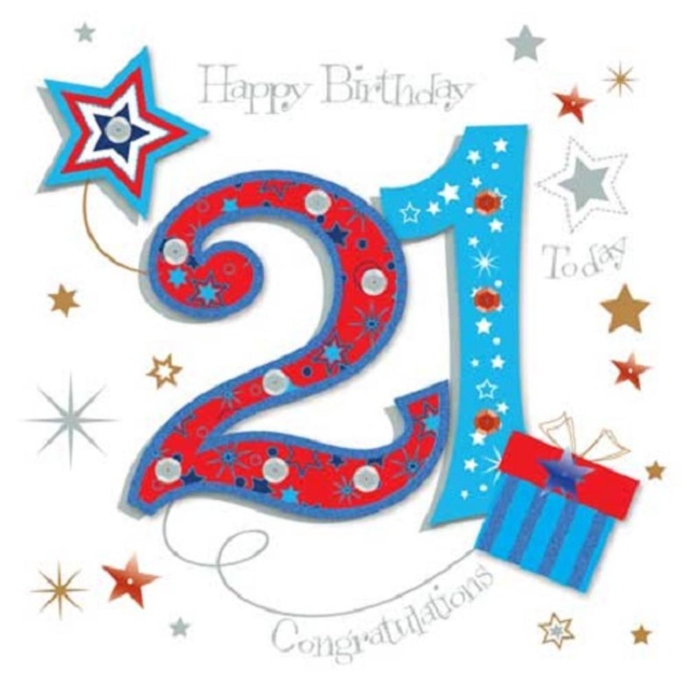 21St Birthday Card Printable