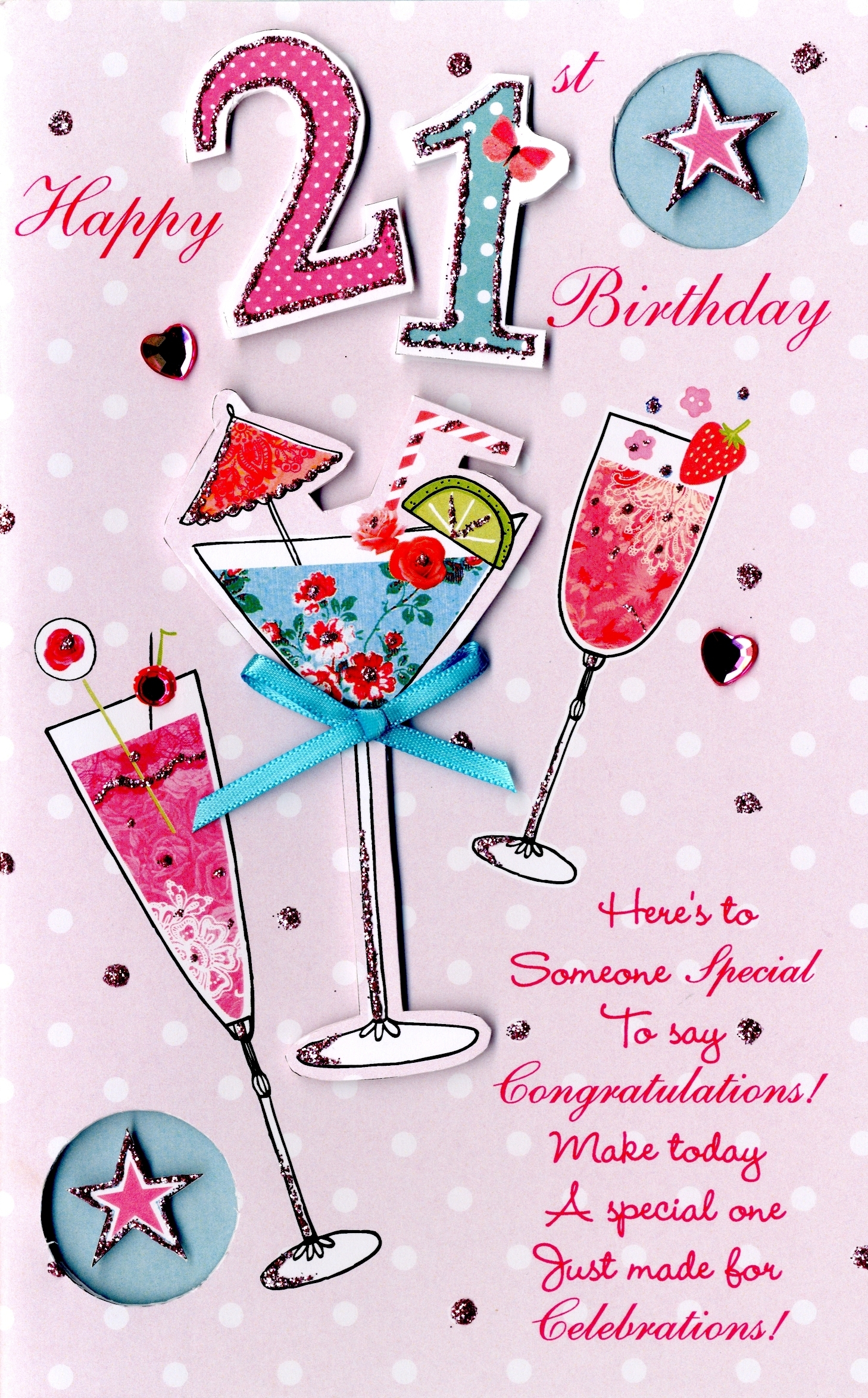 21St Birthday Card Printable