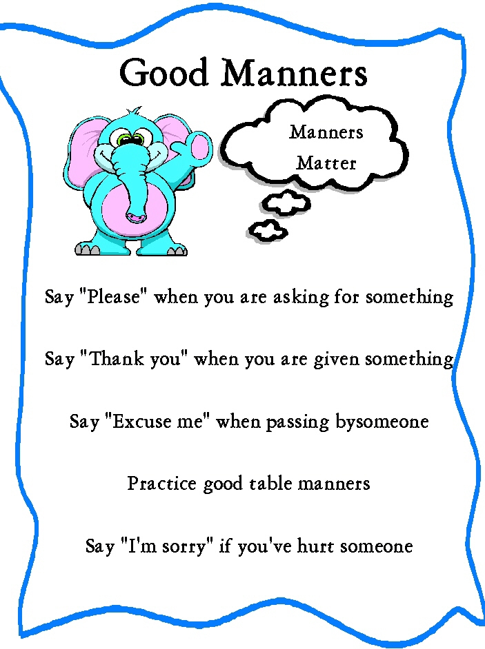 24 Good Manners English ESL Worksheets Pdf Doc Worksheets Library