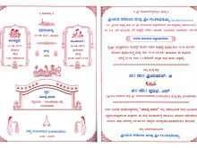 24 Visiting Kannada Wedding Invitation Template PSD File With Kannada 