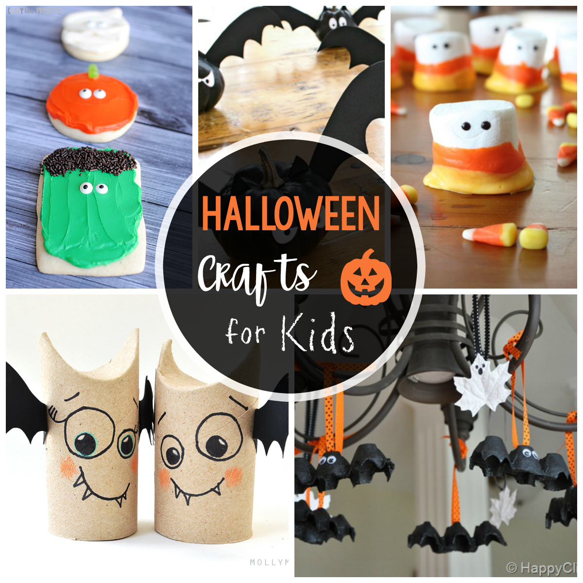 simple halloween crafts for kids free printable