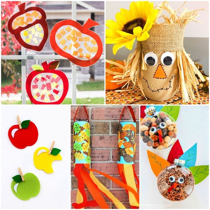 25 Easy Fall Crafts For Kids October Craft Ideas Craftulate