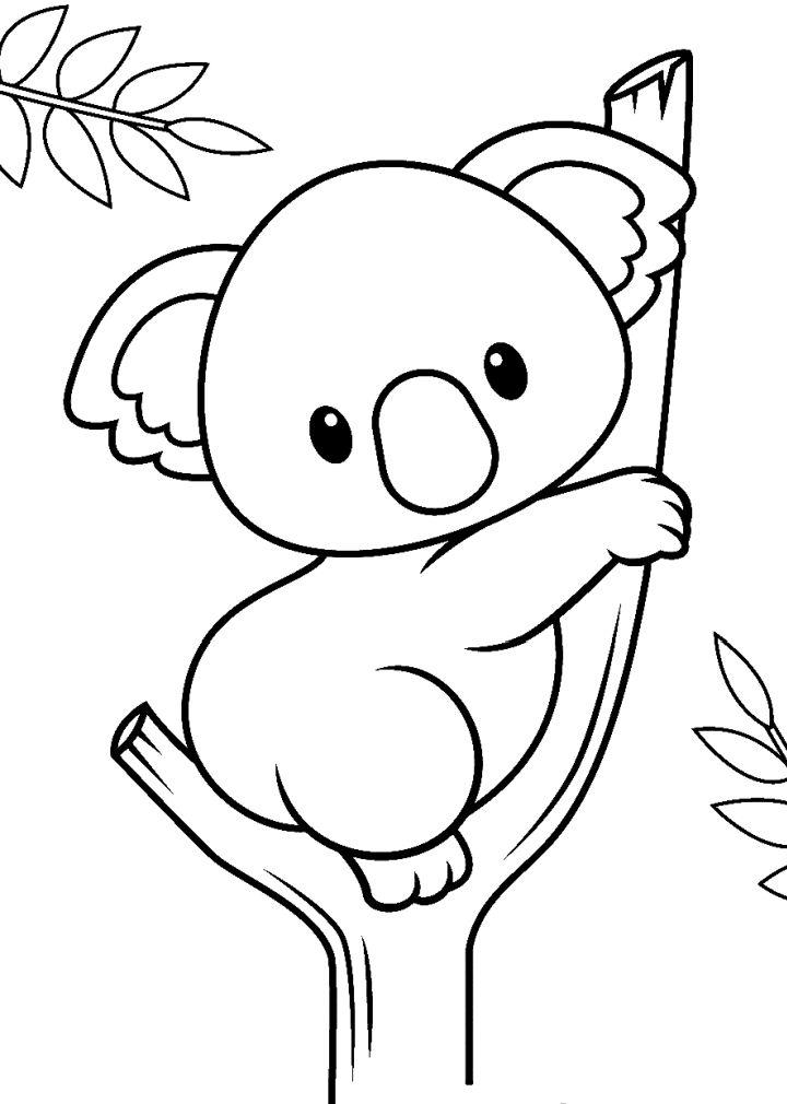 25 Free Koala Coloring Pages For Kids And Adults