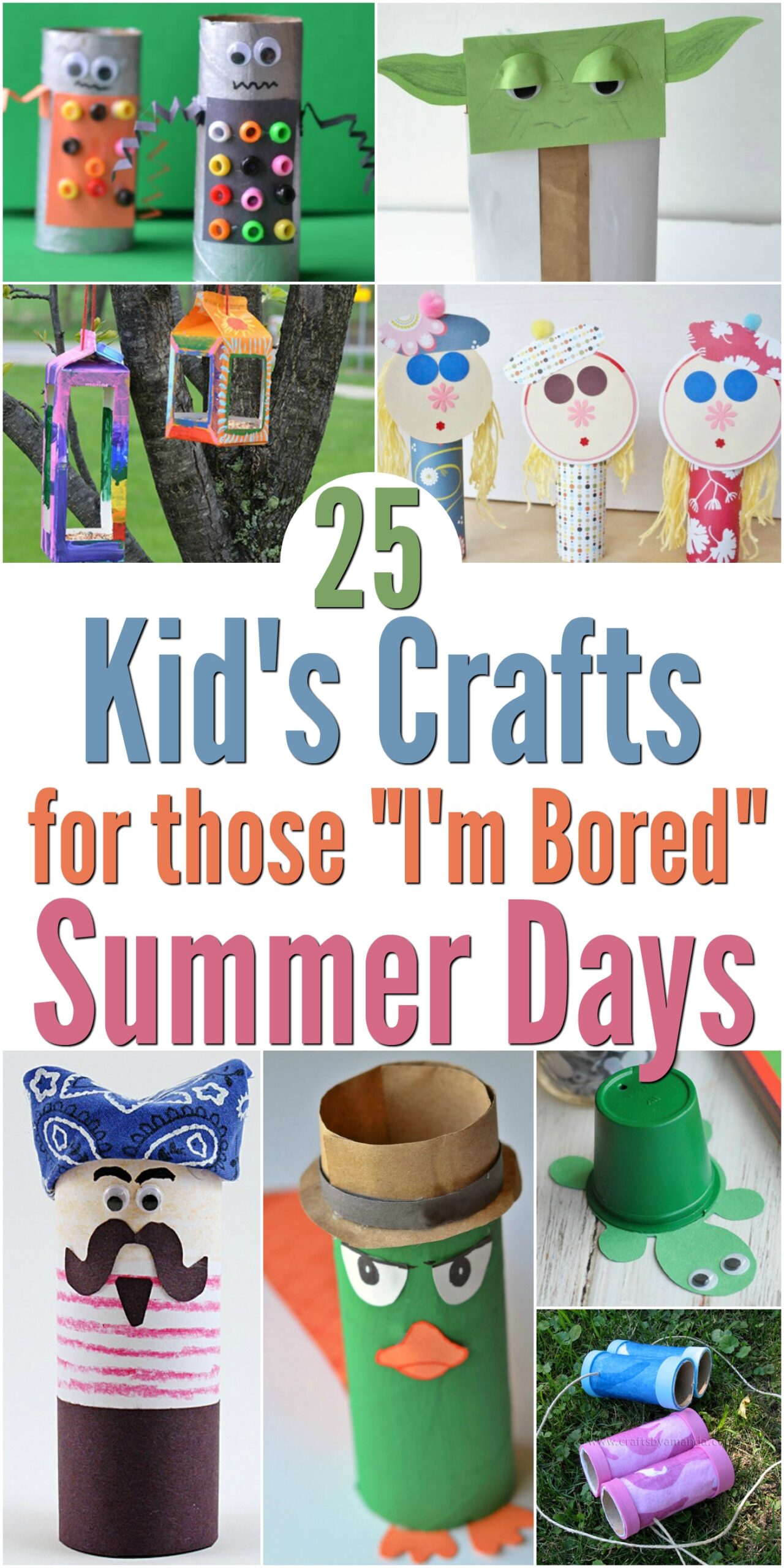 25 Kids Crafts For Those quot I 39 m Bored quot Summer Days