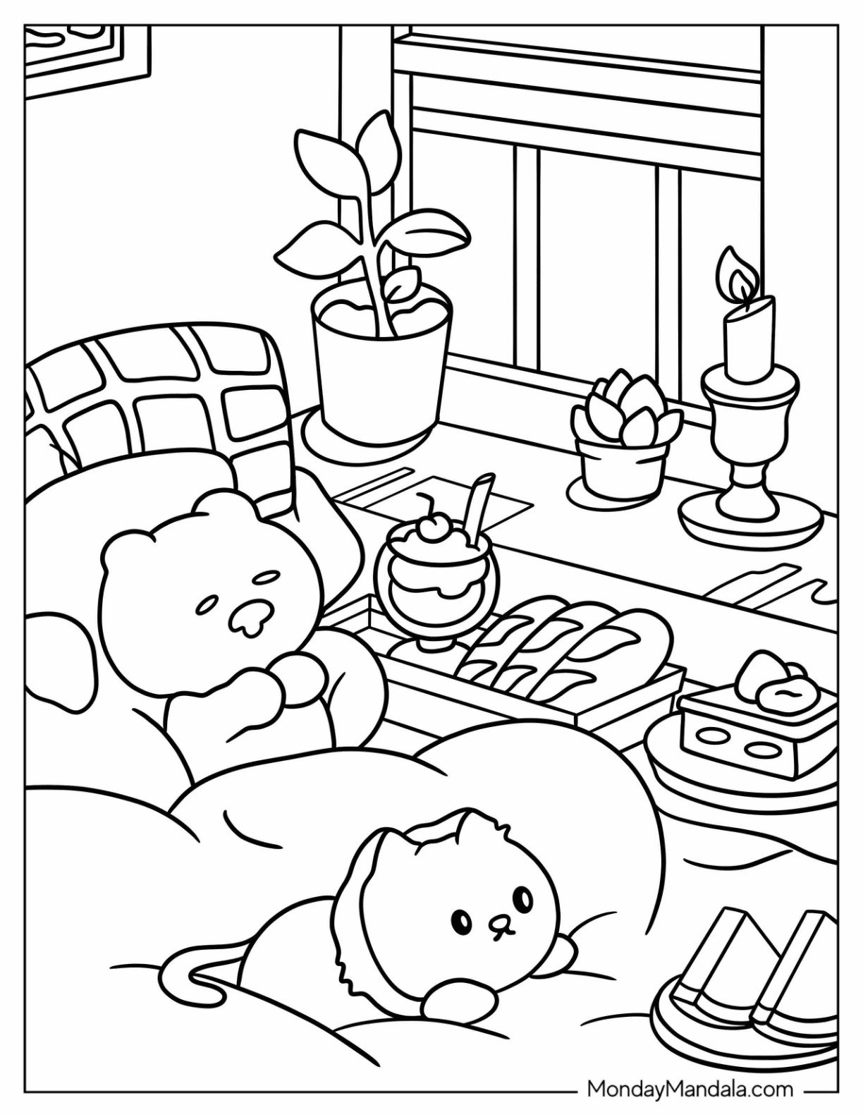26 Aesthetic Coloring Pages Free PDF Printables 