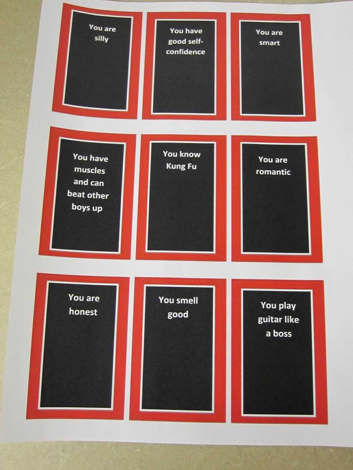 52 things i love about you cards printable
