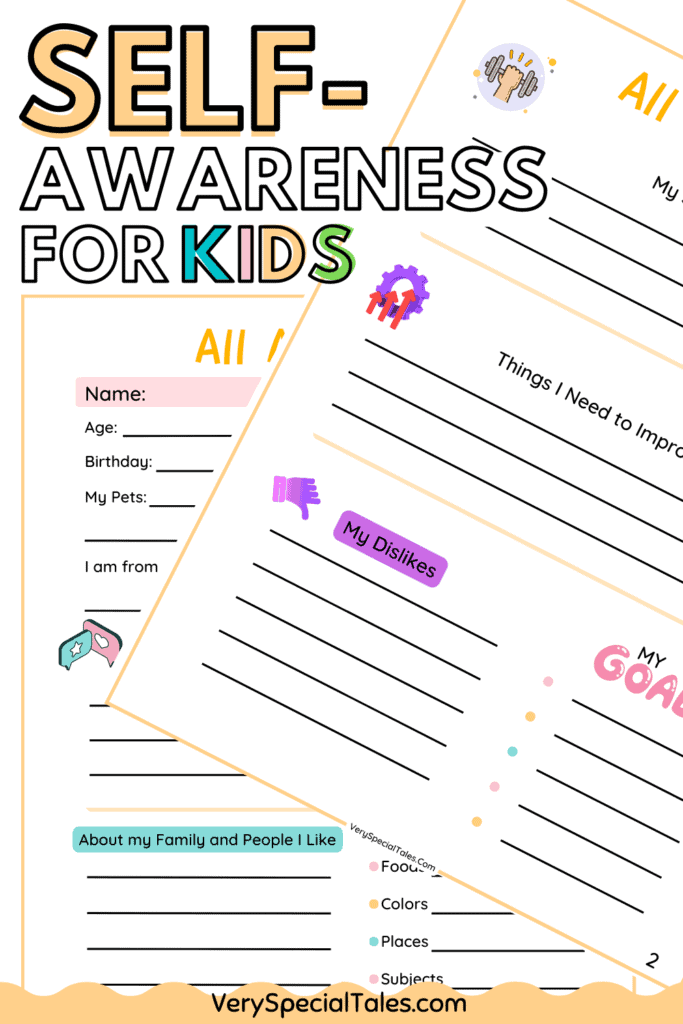28 Self Awareness Activities For Kids Printable PDF Very Special Tales